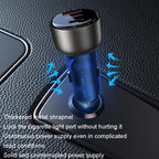 Yesido Y52 48W Dual-channel Fast Charging Zinc Alloy QC3.0 Car Charger, Y52 48W