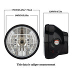 Motorcycle 7 Inch LED Headlight Angel Ring With Steering Function, PE-D7inS01