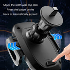 Hook Type Car Mobile Phone Navigation Support Frame, Hook Mirror Black