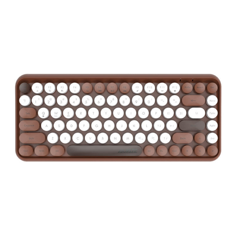 Ajazz 308I 84 Keys Tablet Computer Notebook Home Office Punk Bluetooth Keyboard, Mixed Color Purple, Mixed Color Pink, Milk Tea Color, Mixed Color Green