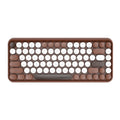 Ajazz 308I 84 Keys Tablet Computer Notebook Home Office Punk Bluetooth Keyboard, Mixed Color Purple, Mixed Color Pink, Milk Tea Color, Mixed Color Green