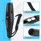 WANJOTEC EW001 Large Volume Outdoor Training Referee Coach Electronic Whistle, Black, Red, Blue, Black Red, Black Red Blue