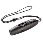 JUNCTION USB Charging High Decibel Traffic Command Outdoor Training Whistle with Lighting Function, (Black), (Green), (Red), (Blue), (Yellow)