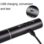 H11 Rechargeable Traffic Command Training Electronic Whistle with Lighting Function, CN Plug, H11 (Black)