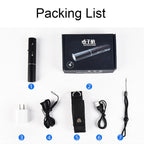 H11 Rechargeable Traffic Command Training Electronic Whistle with Lighting Function, CN Plug, H11 (Black)