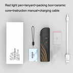 TL-B3-L15 10KM-15KM Mini Rechargeable Fiber Optical Red Light Sources Test Pen Clamshell Light Pen, 10KM-15KM