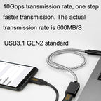 Type-C / USB-C Male to Female Extension Cable Computer Phone Charging Cable, CC0316 0.3m, CC0316 0.5m, CC0316 1m