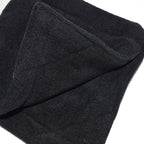 Microfiber Fleece Lining GOLF Ball Cleaning Towel with Carabiner Hook, Cleaning Towel Grey, Cleaning Towel Black