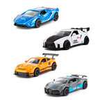 4pcs/set 1:60 Alloy Car Toy 3 Open Doors Back Force Sports Car Model, 320-1, 320-3