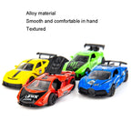 4pcs/set 1:60 Alloy Car Toy 3 Open Doors Back Force Sports Car Model, 320-1, 320-3