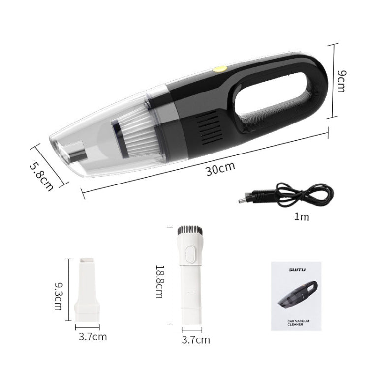 SUITU ST-6612A  5000pa 120W Wired Car Vacuum Cleaner Handheld High Power Dust Suction Machine, Wired