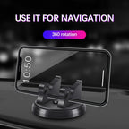 R-2017 Car Mobile Phone Holder 360 Degree Rotatable Swan Stand, Without Number Plates, With Number Plate