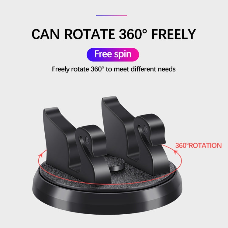 R-2017 Car Mobile Phone Holder 360 Degree Rotatable Swan Stand, Without Number Plates, With Number Plate