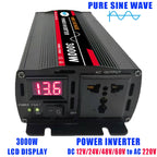 High Power Car Sine Wave Inverter Power Converter, 3000W (Actual 500W) 12V to 220V, 3000W (Actual 500W) 24V to 220V, 3000W (Actual 500W) 48V to 220V, 3000W (Actual 500W) 60V to 220V, 4000W (Actual 800W) 12V to 220V, 4000W (Actual 800W) 24V to 220V     ...