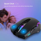E50 2.4G Wireless Mouse Jiggler Portable Cordless Mouse With 7 Keys