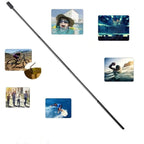 Carbon Fiber Extended Monopod Invisible Selfie Stick for DJI, Insta360, GoPro and Other Action Cameras, 1.5m, 3m, 5m