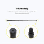 Carbon Fiber Extended Monopod Invisible Selfie Stick for DJI, Insta360, GoPro and Other Action Cameras, 1.5m, 3m, 5m