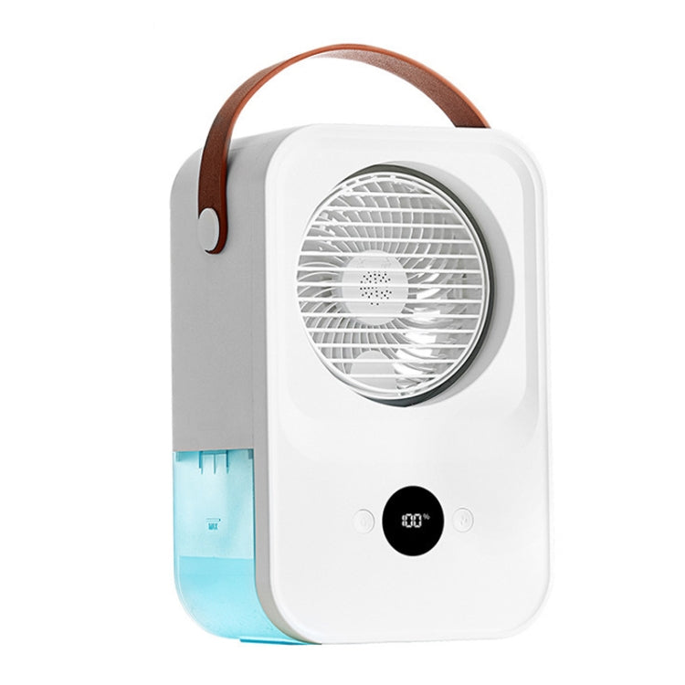MT-F60 Smart Digital Display USB Charging Air Cooler Desktop Mist Humidification Fan, Standard Version, Remote Control Version, Sound Control Version