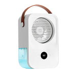 MT-F60 Smart Digital Display USB Charging Air Cooler Desktop Mist Humidification Fan, Standard Version, Remote Control Version, Sound Control Version