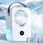 MT-F60 Smart Digital Display USB Charging Air Cooler Desktop Mist Humidification Fan, Standard Version, Remote Control Version, Sound Control Version