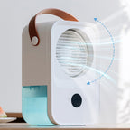 MT-F60 Smart Digital Display USB Charging Air Cooler Desktop Mist Humidification Fan, Standard Version, Remote Control Version, Sound Control Version