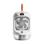 RD22 Rotating Humidification Fan Warm Light Atmosphere Light Automatic Shaking Head with Digital Display Air Cooler