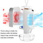 RD22 Rotating Humidification Fan Warm Light Atmosphere Light Automatic Shaking Head with Digital Display Air Cooler