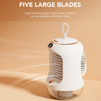 RD22 Rotating Humidification Fan Warm Light Atmosphere Light Automatic Shaking Head with Digital Display Air Cooler