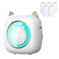 C23 Seven Colors Atmosphere Breathing Light Wireless Thermal Printer, C23 White+5 Rolls Thermal Paper, C23 White+3 Rolls Color Paper, C23 Blue Standard, C23 Blue+5 Rolls Thermal Paper, C23 Blue+3 Rolls Color Paper