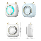 C23 Seven Colors Atmosphere Breathing Light Wireless Thermal Printer, C23 White+5 Rolls Thermal Paper, C23 White+3 Rolls Color Paper, C23 Blue Standard, C23 Blue+5 Rolls Thermal Paper, C23 Blue+3 Rolls Color Paper