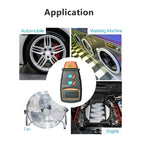 DT2234C+ Handheld Portable Motor Gear Tachometer Laser Tachometer, DT2234C+