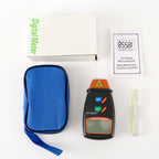 DT2234C+ Handheld Portable Motor Gear Tachometer Laser Tachometer, DT2234C+