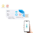 Bluetooth APP Connect Medical Warehouse Cold Chain Transport USB Data Recorder, Temperature Humidity