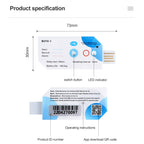 Bluetooth APP Connect Medical Warehouse Cold Chain Transport USB Data Recorder, Temperature Humidity