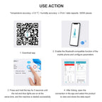 Bluetooth APP Connect Medical Warehouse Cold Chain Transport USB Data Recorder, Temperature Humidity