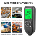HW-300PRO High Precision Coating Paint Powder Layer Thickness Gauge Anti-slip Paint Film Gauge, HW-300PRO White, HW-300PRO Black