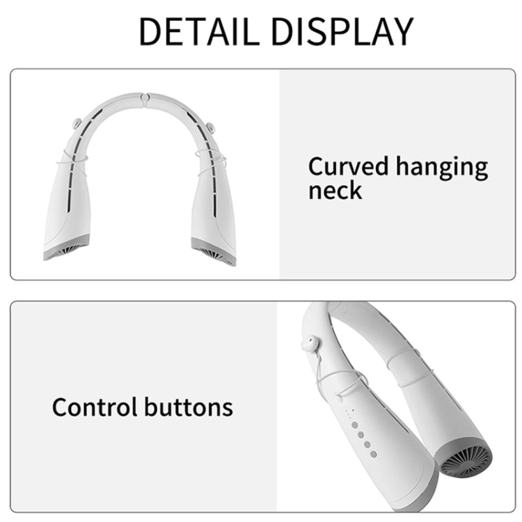 U-23 Ultra-Long Battery Life Outdoor Mute USB Bluetooth Hanging Neck Fan
