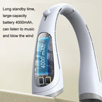 U-23 Ultra-Long Battery Life Outdoor Mute USB Bluetooth Hanging Neck Fan