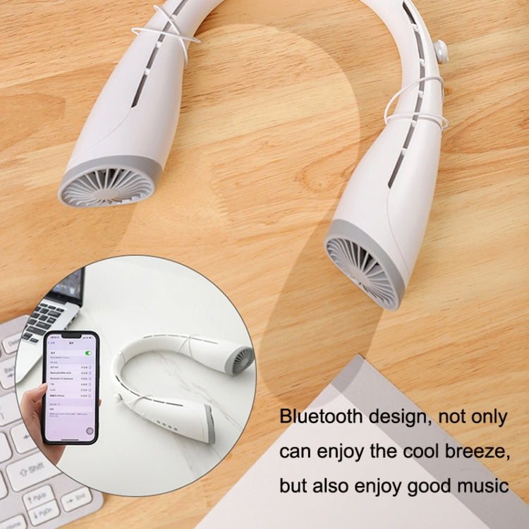 U-23 Ultra-Long Battery Life Outdoor Mute USB Bluetooth Hanging Neck Fan