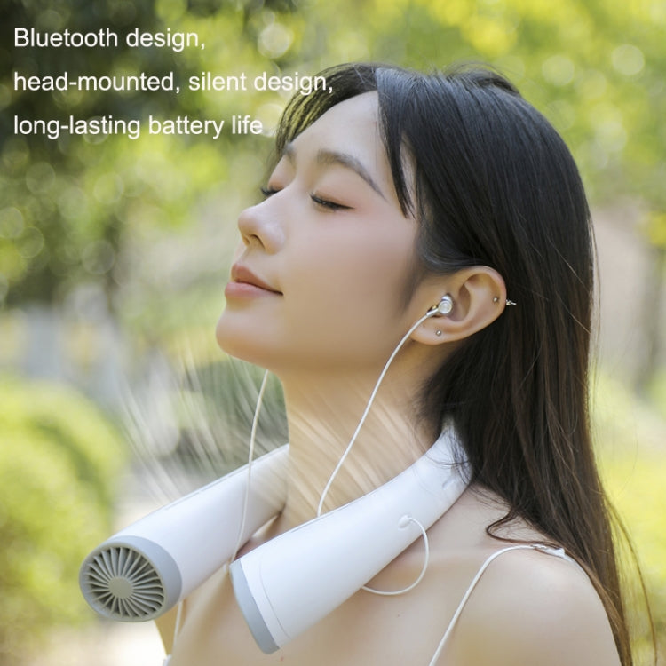 U-23 Ultra-Long Battery Life Outdoor Mute USB Bluetooth Hanging Neck Fan