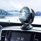 F611 Rotatable Multi-angle Air Supply Car Silent Fan