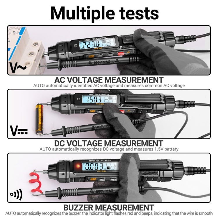 Electrician Induction Test Pen Fully Intelligent Anti-burning High-precision Digital Universal Meter, ANENG A3005, ANENG A3005A, ANENG A3005B