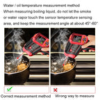 Color Screen Infrared Thermometer Industrial Electronic Thermometer, TASI TA603A -32-1080 degrees Celsius, TASI TA603B -32-1380 degrees Celsius, TASI TA603C -32-1680 degrees Celsius, TASI TA603D -32-1880 degrees Celsius                                 ...