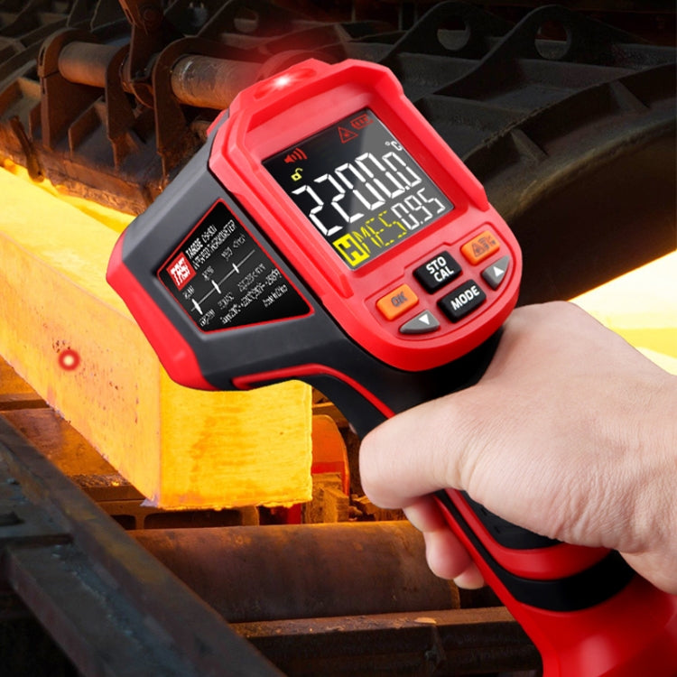 Color Screen Infrared Thermometer Industrial Electronic Thermometer, TASI TA603A -32-1080 degrees Celsius, TASI TA603B -32-1380 degrees Celsius, TASI TA603C -32-1680 degrees Celsius, TASI TA603D -32-1880 degrees Celsius                                 ...