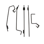 1.73m  Camping Light Pole Wrought Iron Storage Rack Folding Light Hanging Rack with Storage Bag, 173cm
