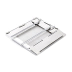 304 Stainless Steel Toaster Grill Toast Rack Foldable Sausage Rack Mini Stove, Toaster Grill