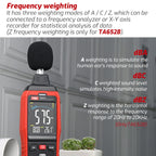 Home Noise Tester Detection Volume Device Z Weighted Decibel Device, TA652A
