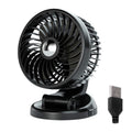 F612 5W Car Rotatable Turntable Silent Fan