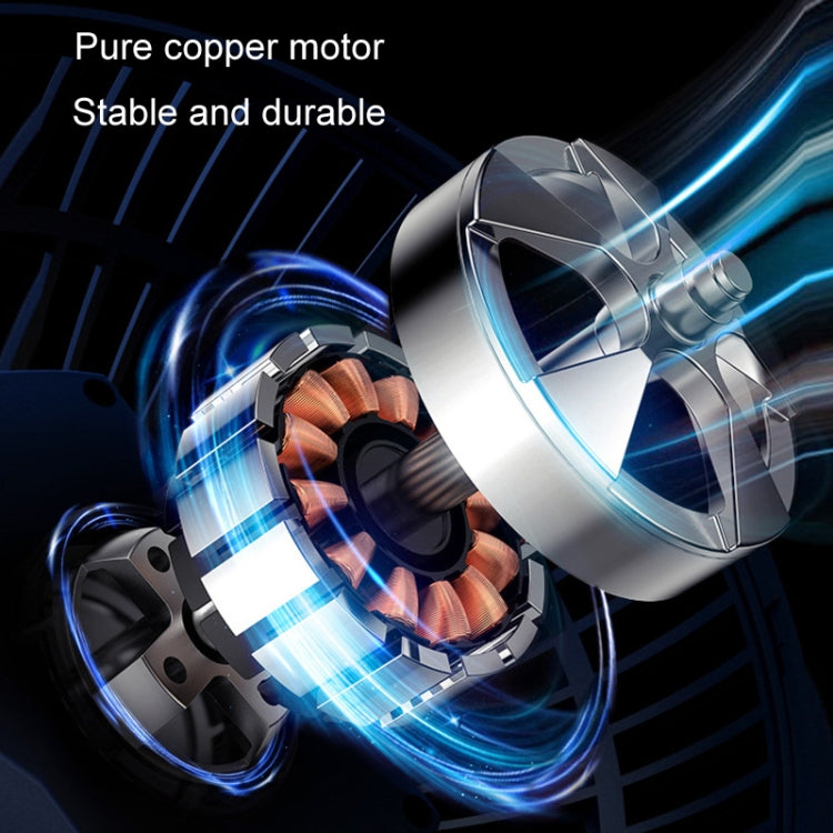 F612 5W Car Rotatable Turntable Silent Fan