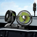 F621 Car Rotatable Turntable Silent Car Double Head Fan, USB, 12V Cigarette Lighter, 24V Cigarette Lighter, High Allocation USB, High Allocation 12V Cigarette Lighter, High Allocation 24V Cigarette Lighter